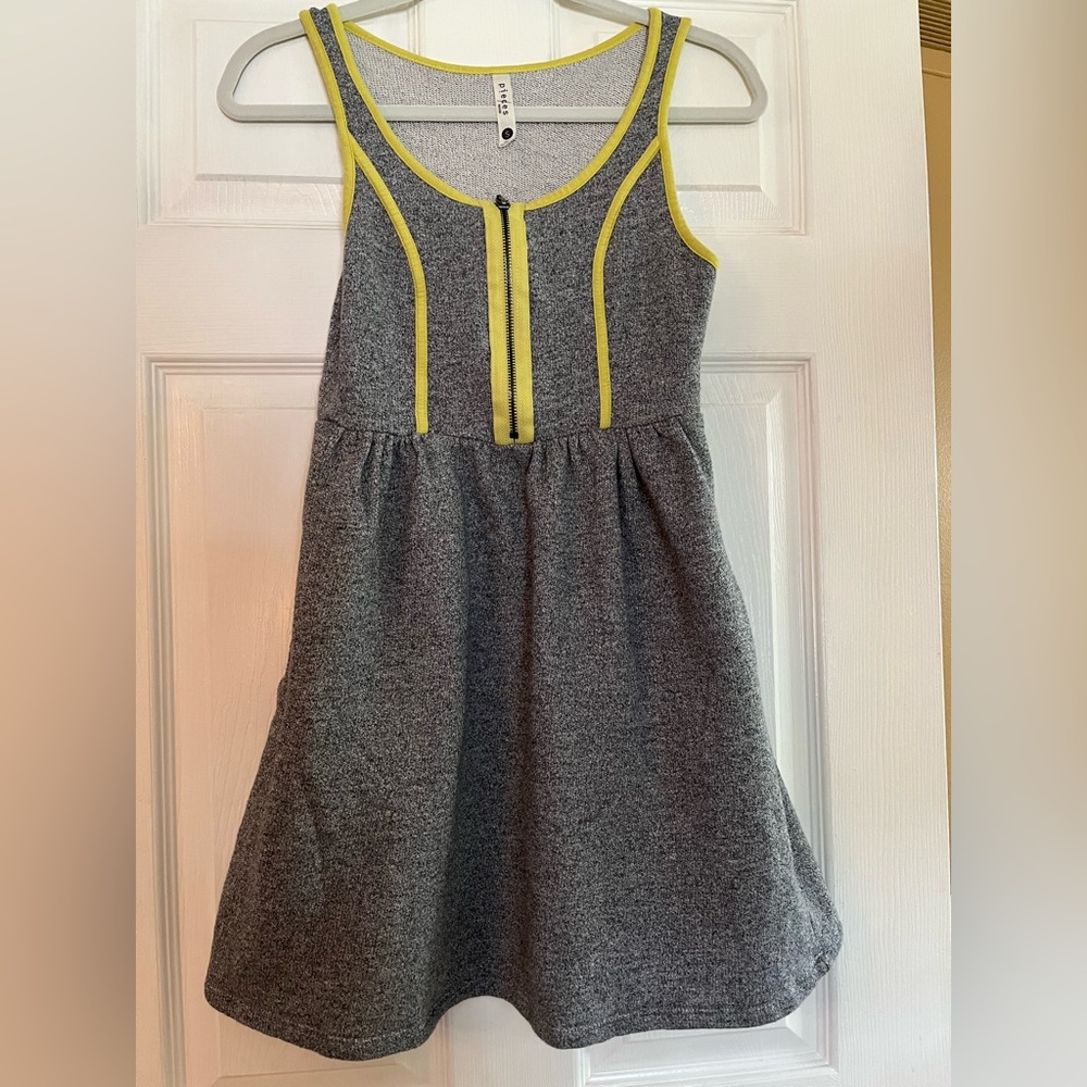 Pieces/women’s jumper, gray&yellow, size S/P